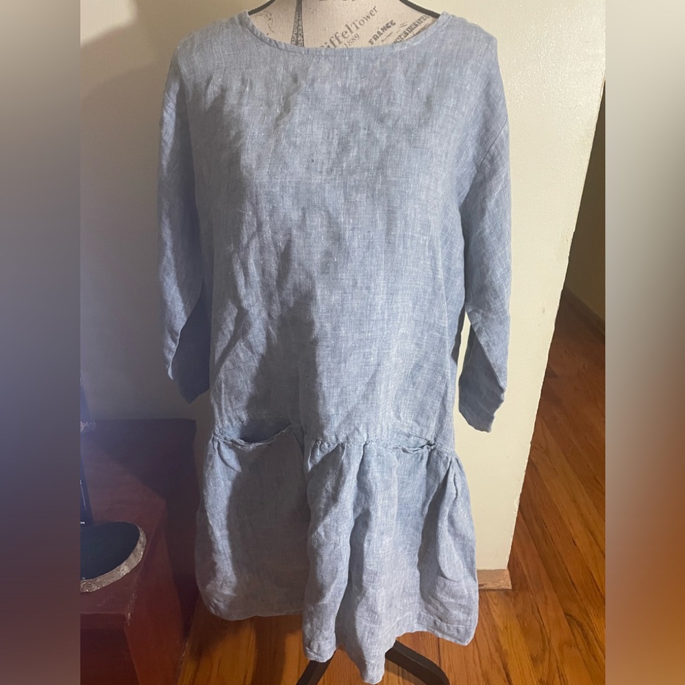 Vikolino Linen Lagonlook Dress